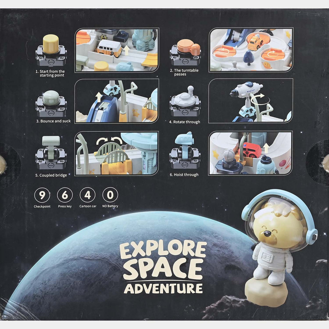 Space Exploration Car Adventure Track Set