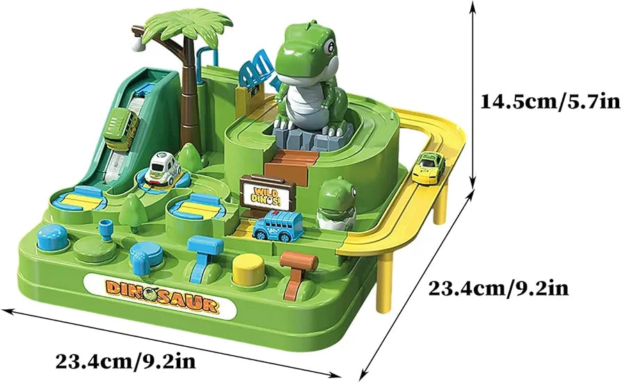 Dinosaur Car Adventure Track Play Set