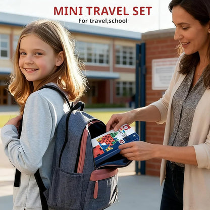 Mini Travel Magnetic Tile Blocks Set 30 Pieces