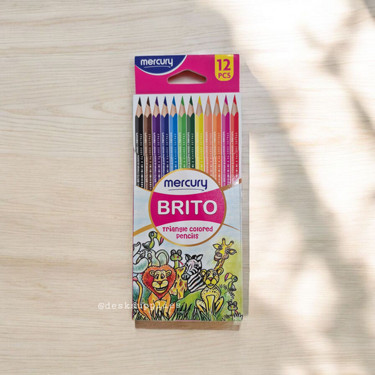 Mercury Brito Triangle Coloured Pencils