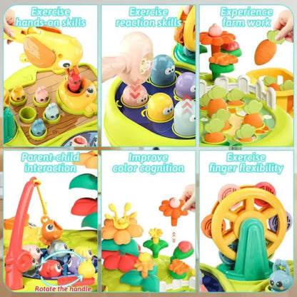 Farm Amusement Park Multifunctional Magnetic Game Table
