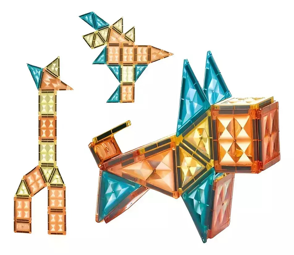 Magnetic Magic Magnetic Block Tiles For Kids (28 Pieces)