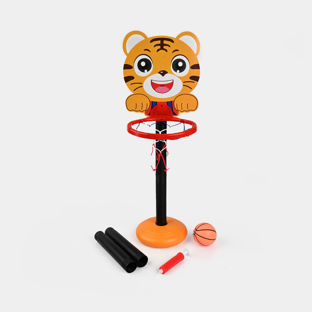 Indoor Outdoor Adjustable Basketball Play Set For Kids