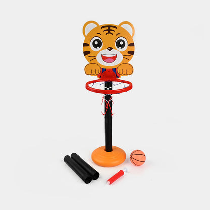 Indoor Outdoor Adjustable Basketball Play Set For Kids