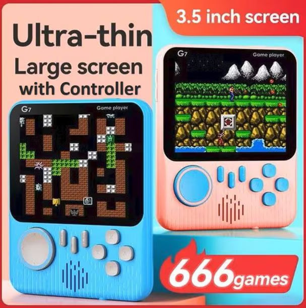 G7 Handheld Video Console Game With Controller - 666 Games