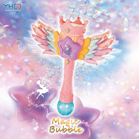Magic Bubble Fairy Wand - Rechargeable Electric Bubble Blower