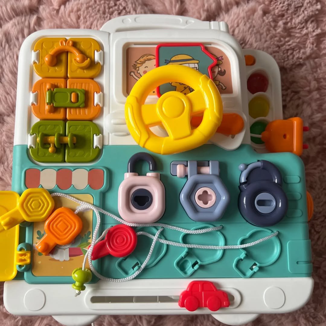 Multifunctional Busy and Sensory Board with Light and Sound