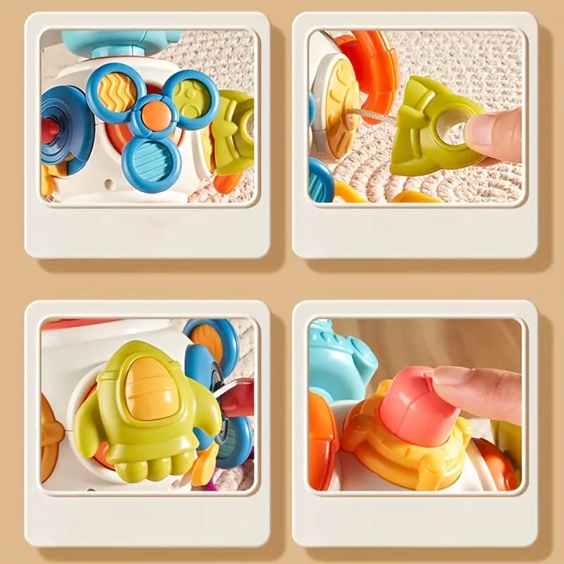 8in1 Multifunctional Space Busy Activity Play Set for Toddlers