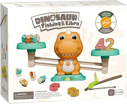 Dino Libra Math Balancing and Fishing Toy for Kids