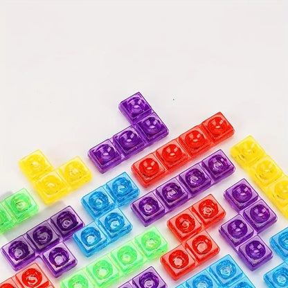 Brain Teaser Tetris Blocks Game: 70 pcs