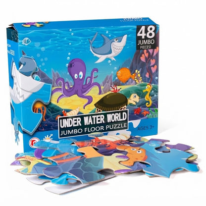 Under Water World Jumbo Floor Jigsaw Puzzle – 48 pieces