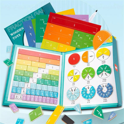 Magnetic Fraction Book Learning Toys for Kids