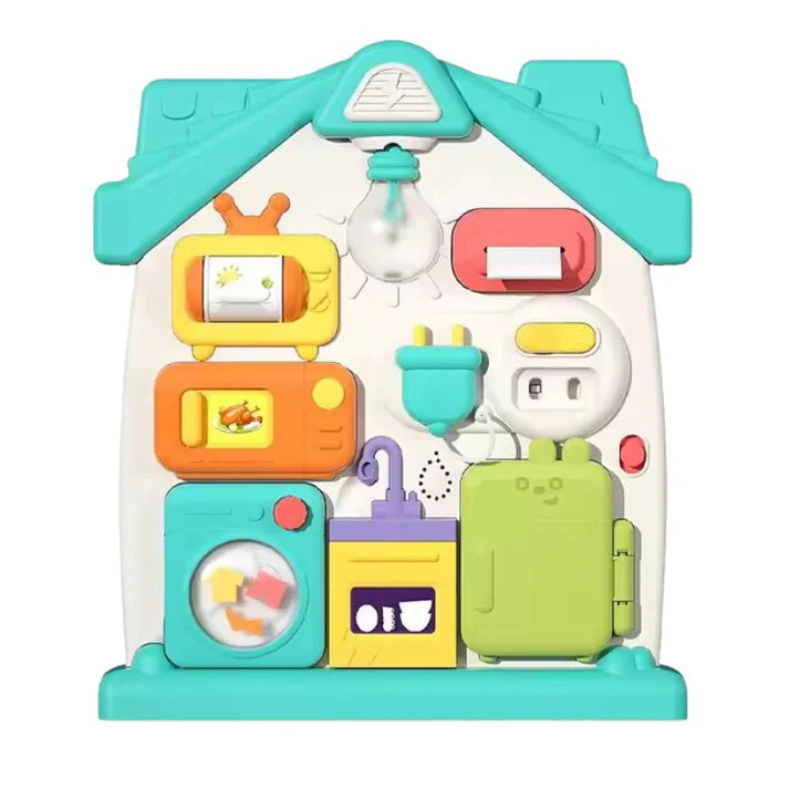 Multifunctional Early Interactive House Busy Learning Board