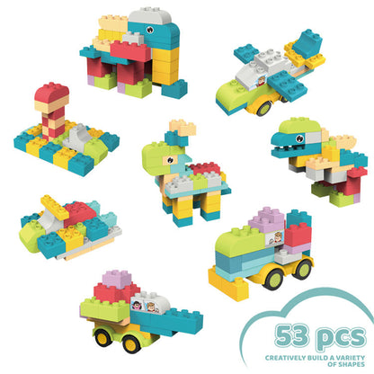 Educational Building Fun Soft Blocks: 53 pcs
