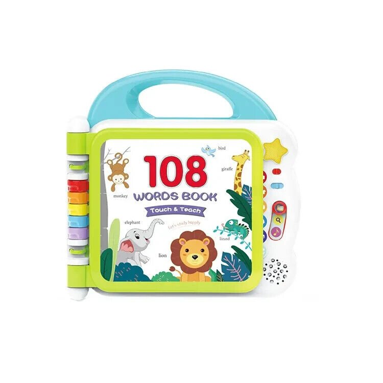 Touch and Learn Words Book with Bluetooth Function – 108 Words
