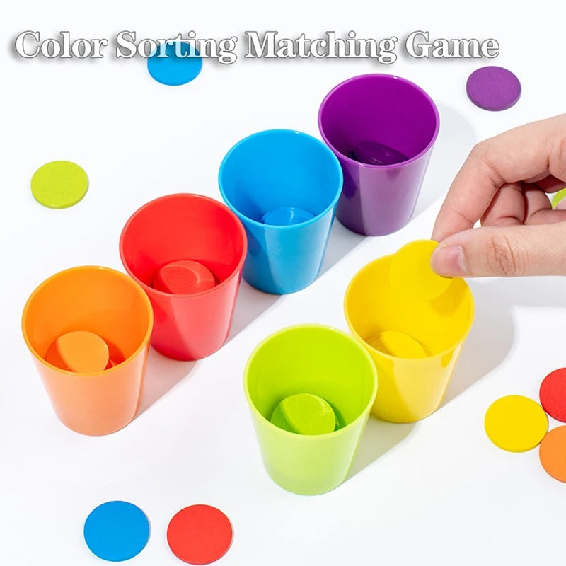 Colour Classification Stacking Cup Game – Pattern Matching