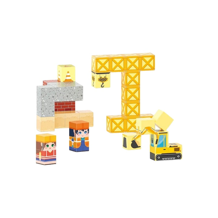 3D Construction Magnetic 38 Pcs Blocks