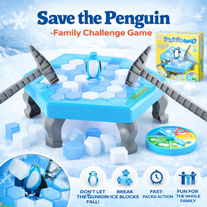 Penguin Ice Breaking Challenge Family Game