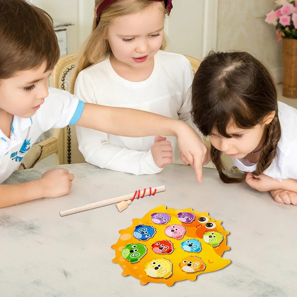 Wooden Fishing Game