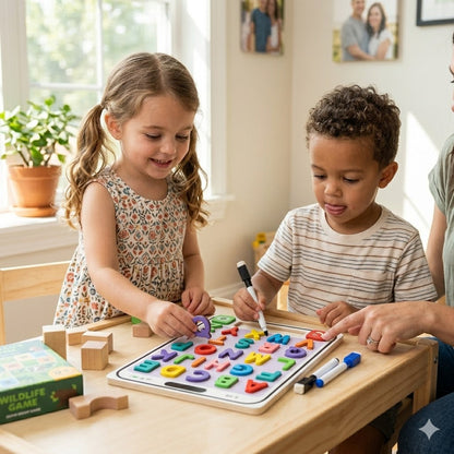 2 in 1 Mobile Alphabet Stacking & White Board