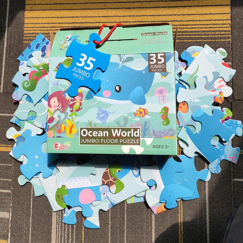 Ocean Wrold Jumbo Floor Jigsaw Puzzle – 35 pieces