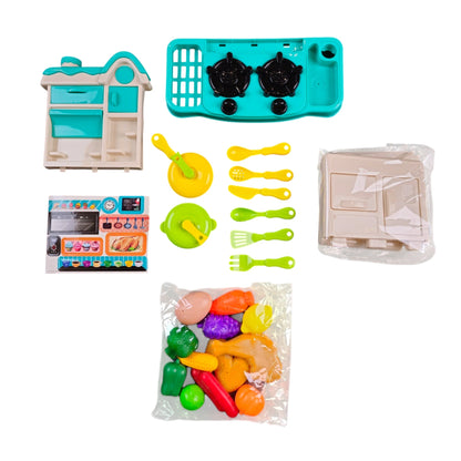 My Mini Little Kitchen Happy Cook Pretend Play Kit 45 Piece
