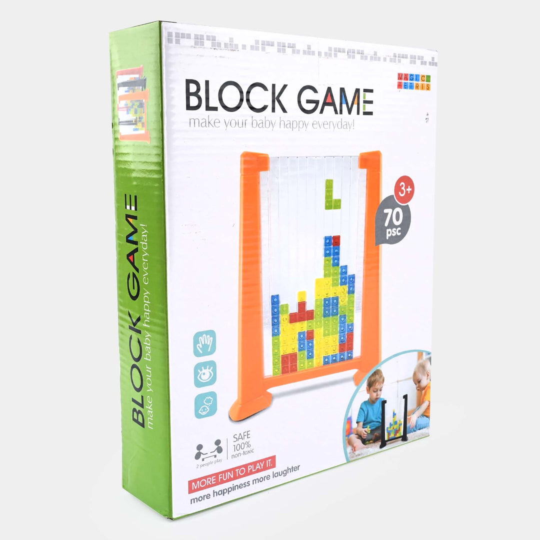 Brain Teaser Tetris Blocks Game: 70 pcs