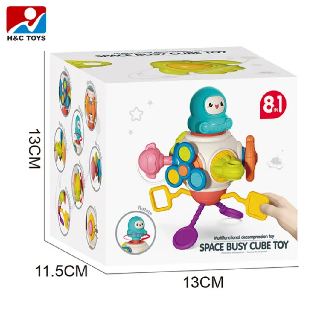 8in1 Multifunctional Space Busy Activity Play Set for Toddlers