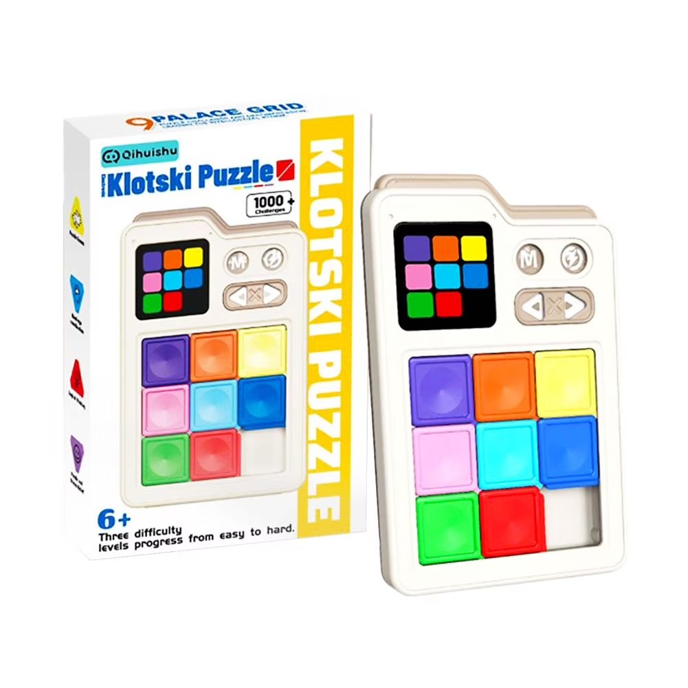 Electronic Brain Teaser Slide Puzzle 1000 Challenges Game