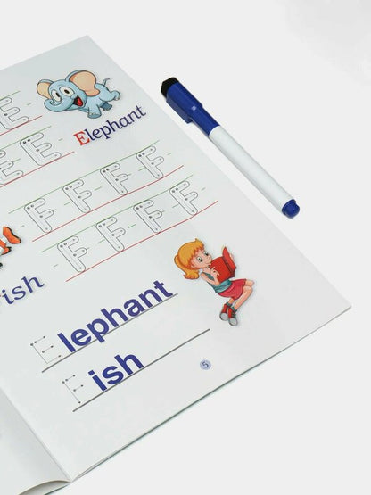 Kids First Writing Wipe & Clean - Book