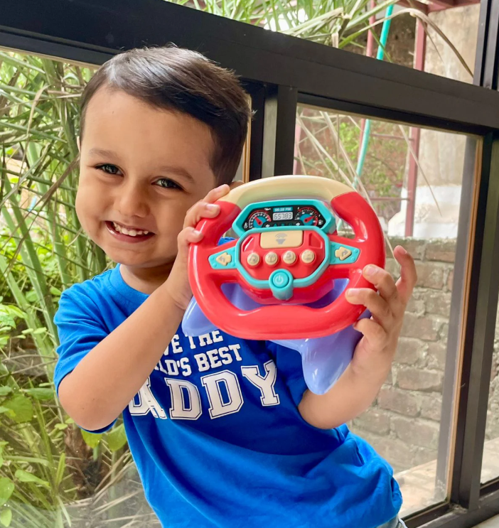 Steering Wheel For Kids with Suction Cups