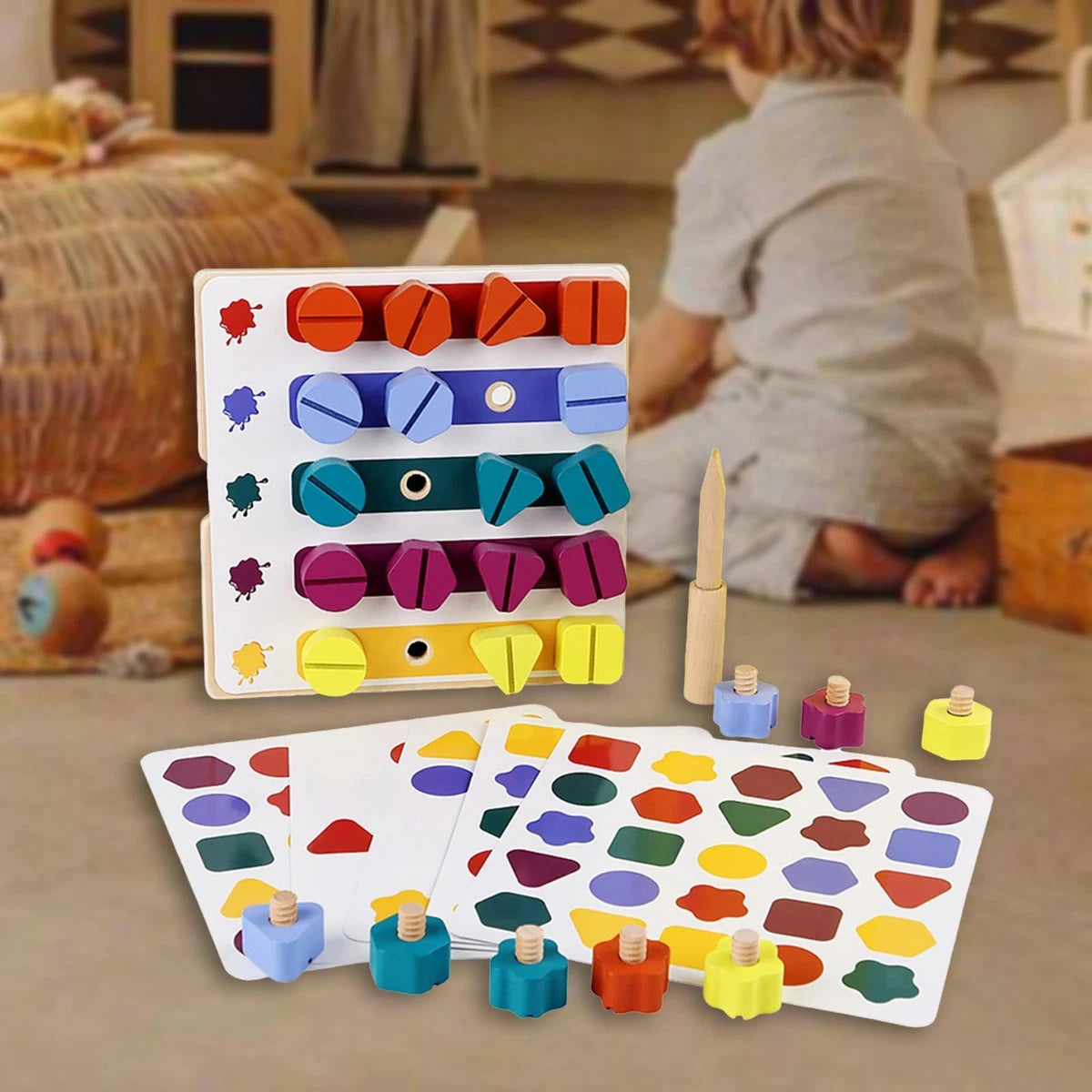Rainbow Nut Shape Screw Driver Board