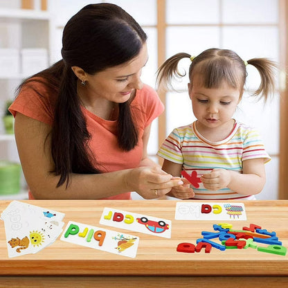 Wooden Spelling Learning Game