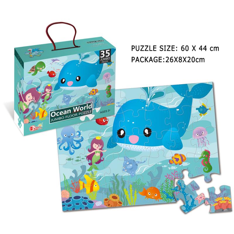 Ocean Wrold Jumbo Floor Jigsaw Puzzle – 35 pieces
