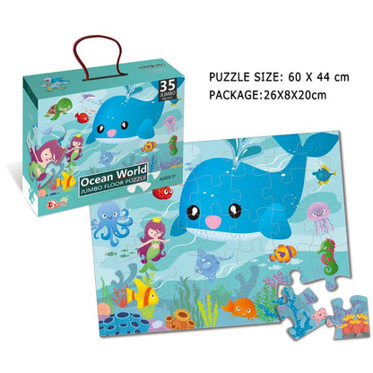 Ocean Wrold Jumbo Floor Jigsaw Puzzle – 35 pieces