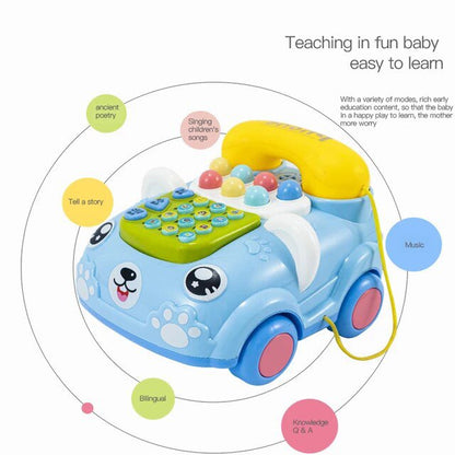 Early Education Multifunctional Phone Car Toy For Kids