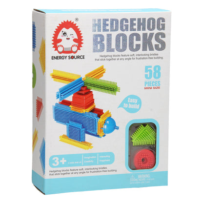 Hedgehog Bristle Mini Blocks (58 Pieces)