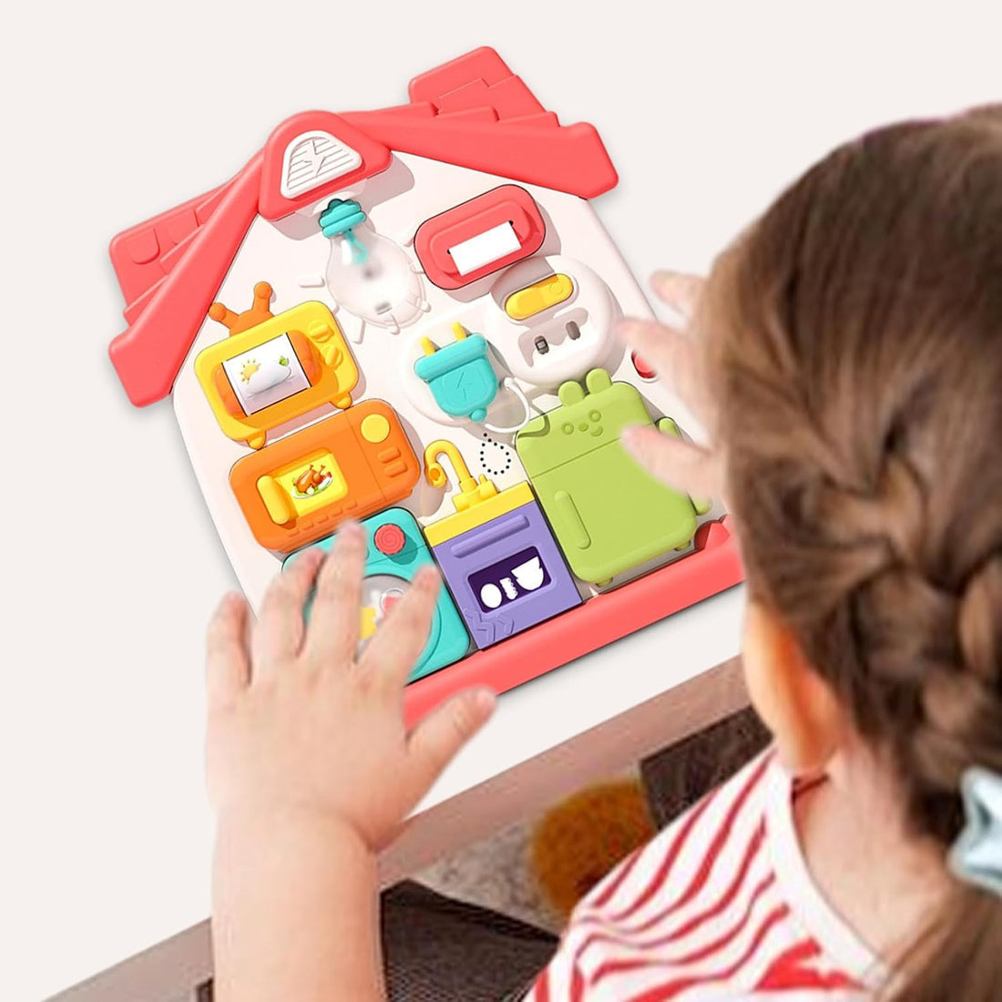 Multifunctional Early Interactive House Busy Learning Board