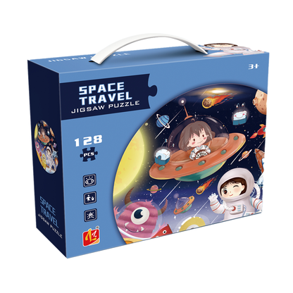 Space Travel Jigsaw Puzzle Game For Kids
