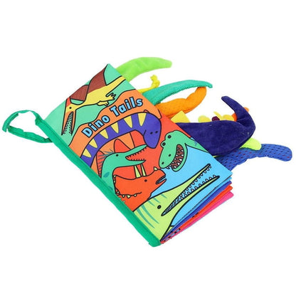 Dino Tails- Soft Crinkle Cloth Book for Babies
