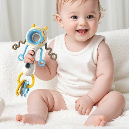 Multi-functional Montessori Busy Shake Stick Rattle