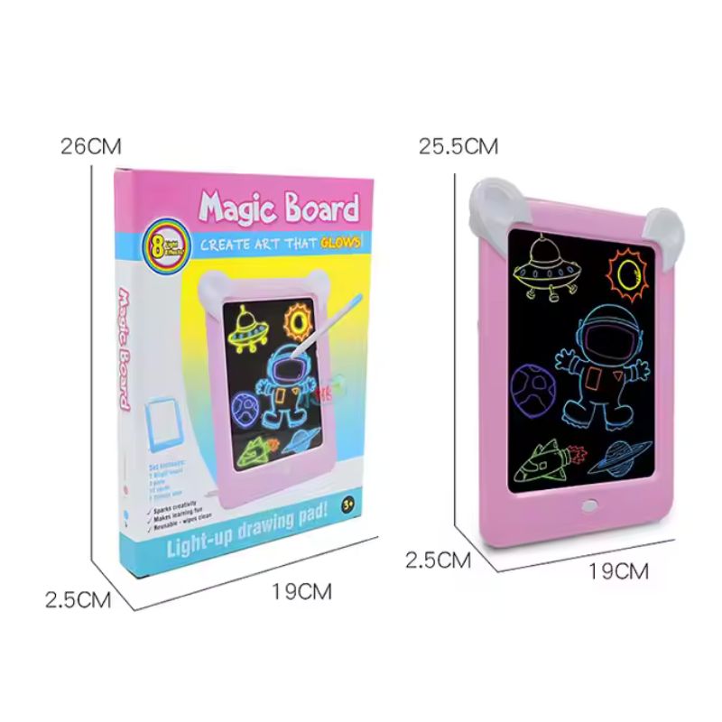 3D Magic Board Light Up Drawing Pad