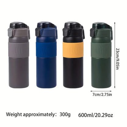 Stainless Steel Insulated Water Bottle - Portable, Leakproof Flask - 829