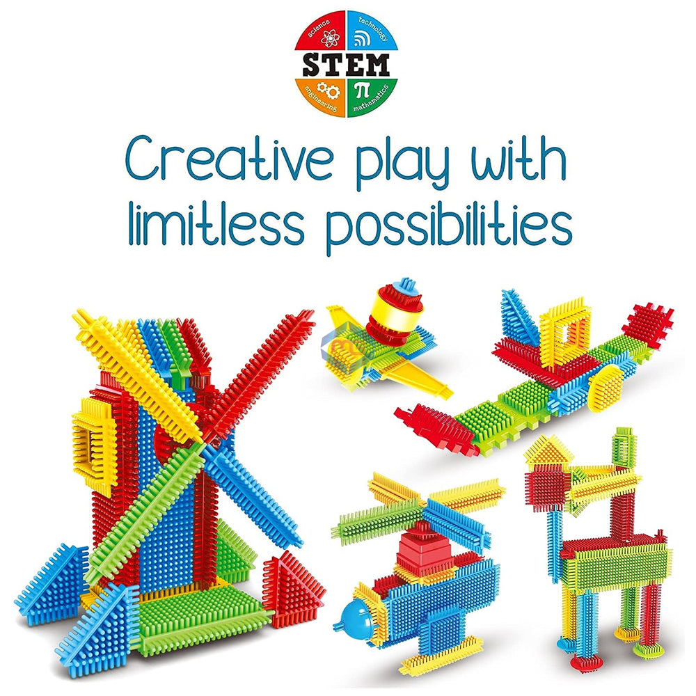 Hedgehog Bristle Mini Blocks (58 Pieces)