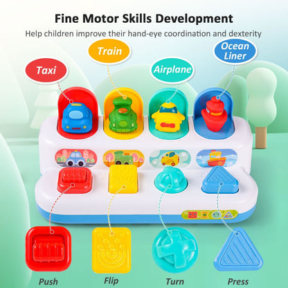 Huanger Vehicles Pop-up Peekaboo Toy