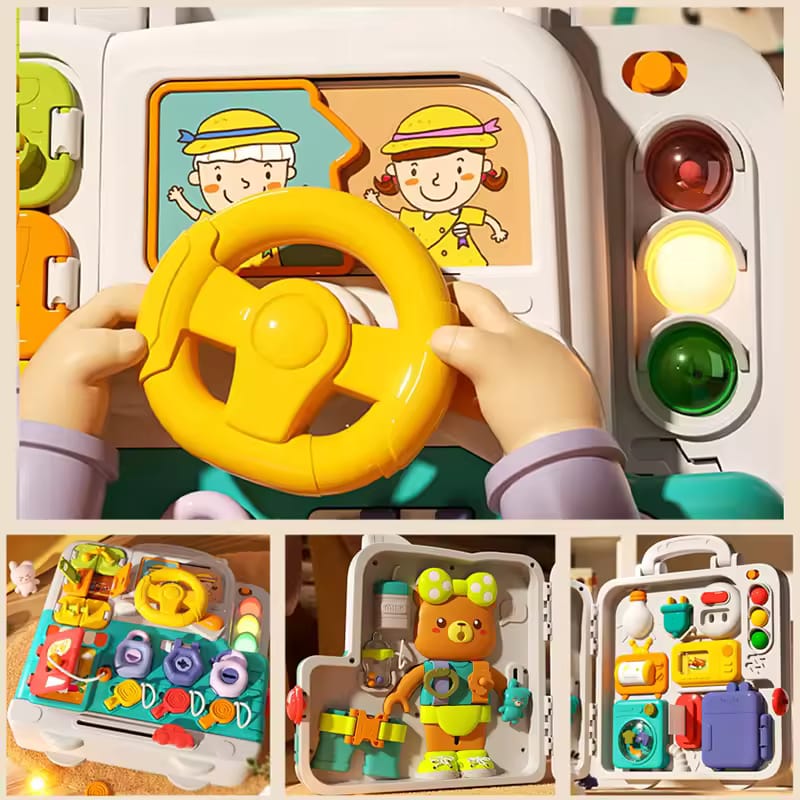 Multifunctional Busy and Sensory Board with Light and Sound