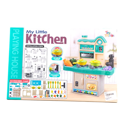 My Mini Little Kitchen Happy Cook Pretend Play Kit 45 Piece