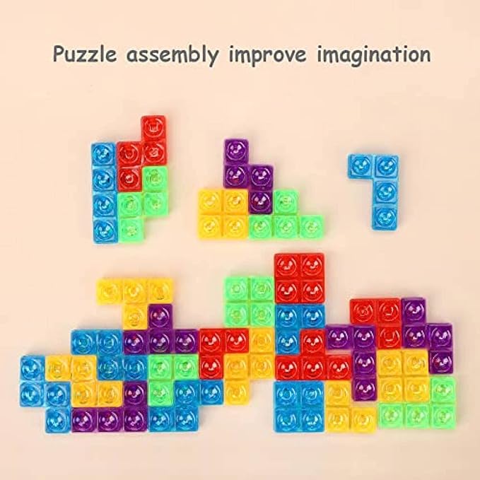 Brain Teaser Tetris Blocks Game: 70 pcs