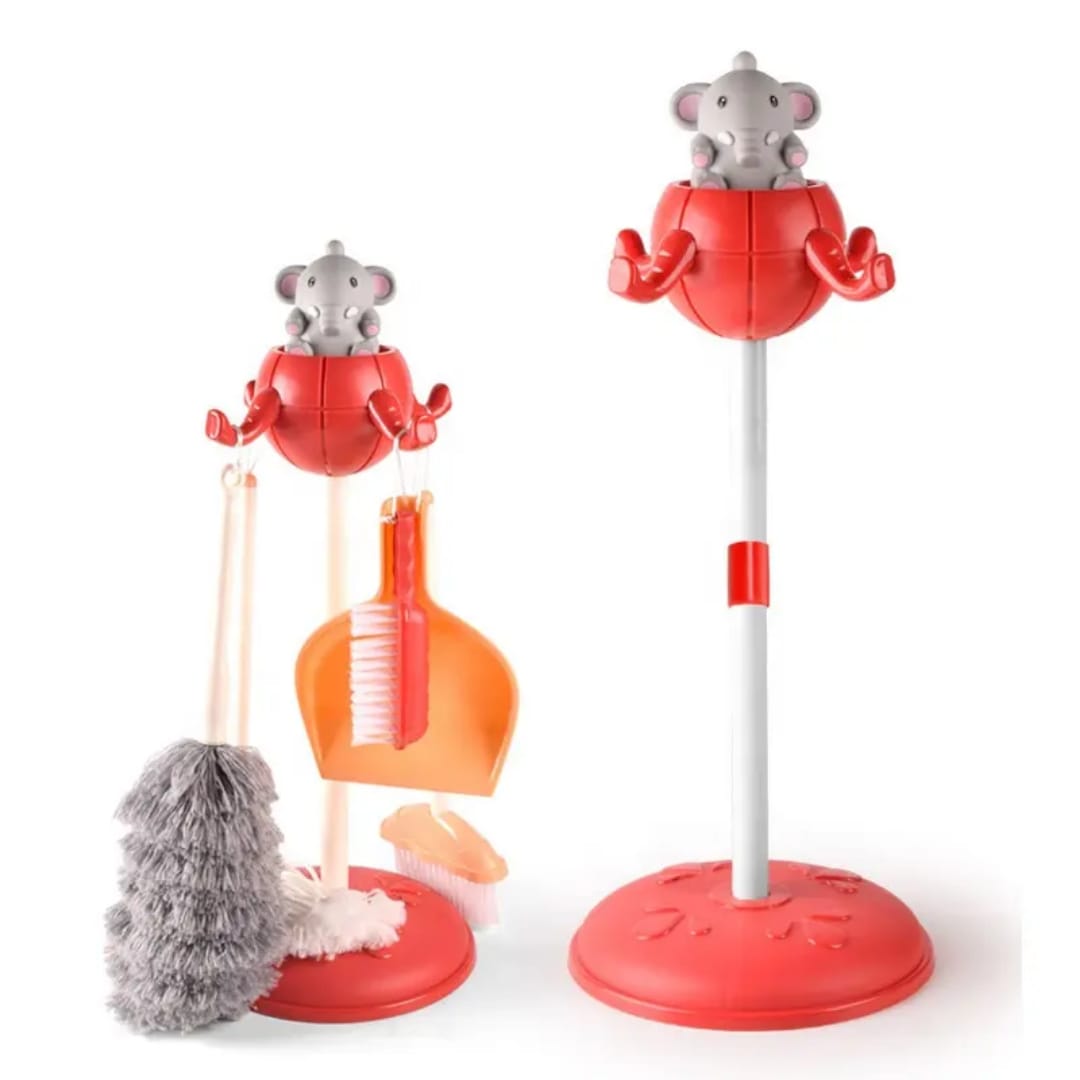 Kids Cleaning Set: Pretend Play Housekeeping Toy (8 pieces)