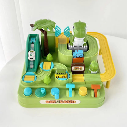 Dinosaur Car Adventure Track Play Set
